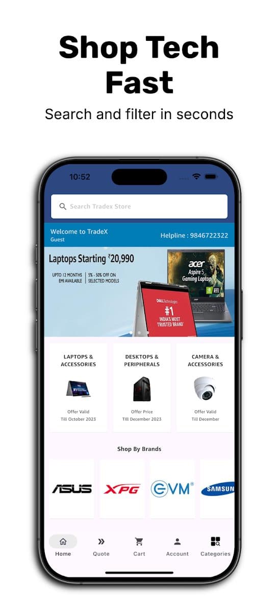 Tradex Systems Tech Store screenshot 1