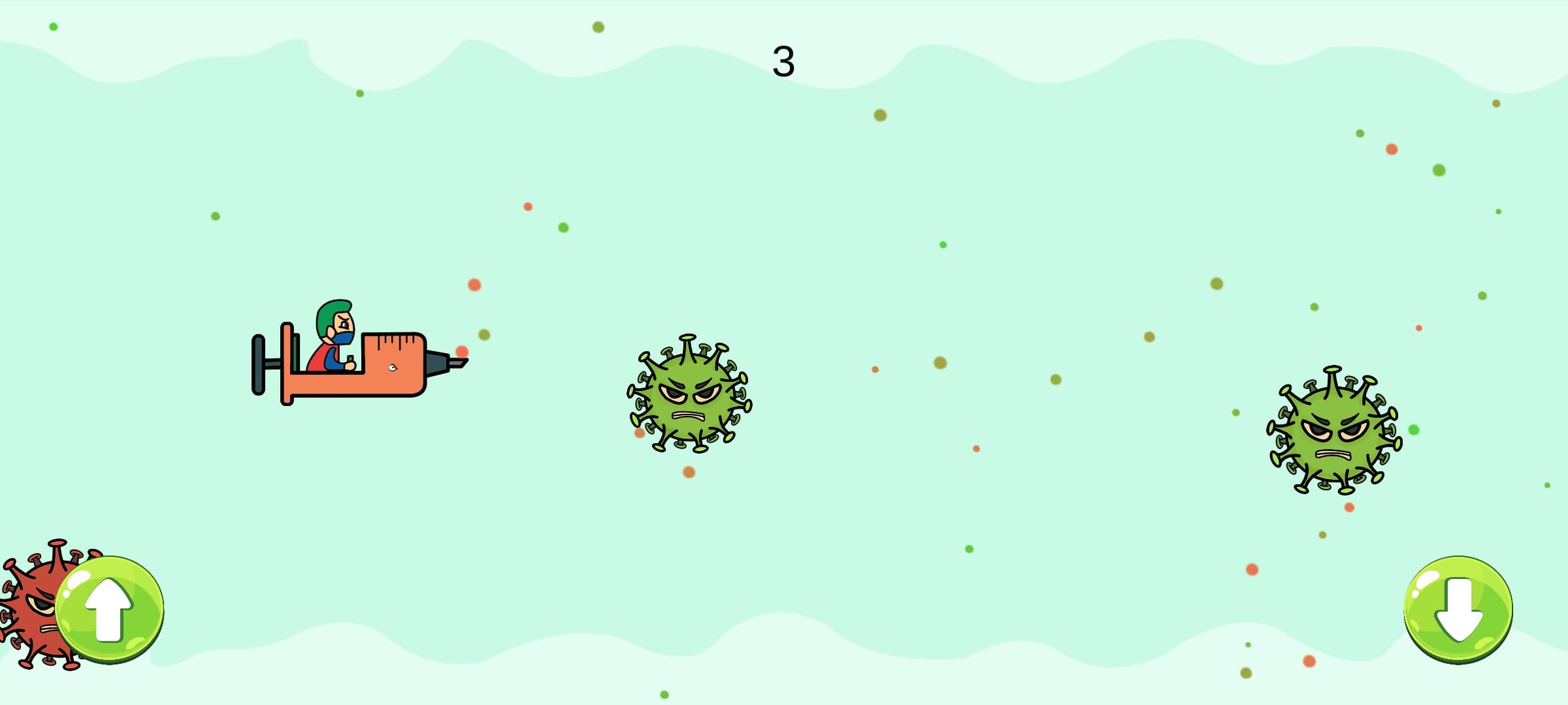 Stay Safe Obstacle Game
