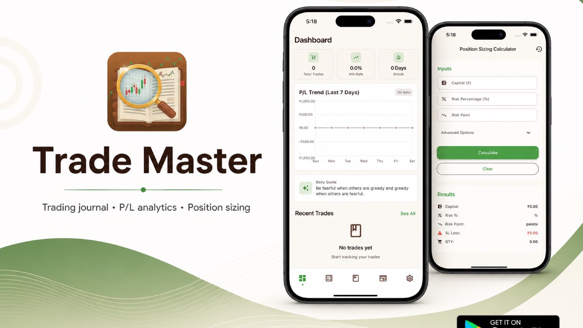 Trade Master Trading Journal