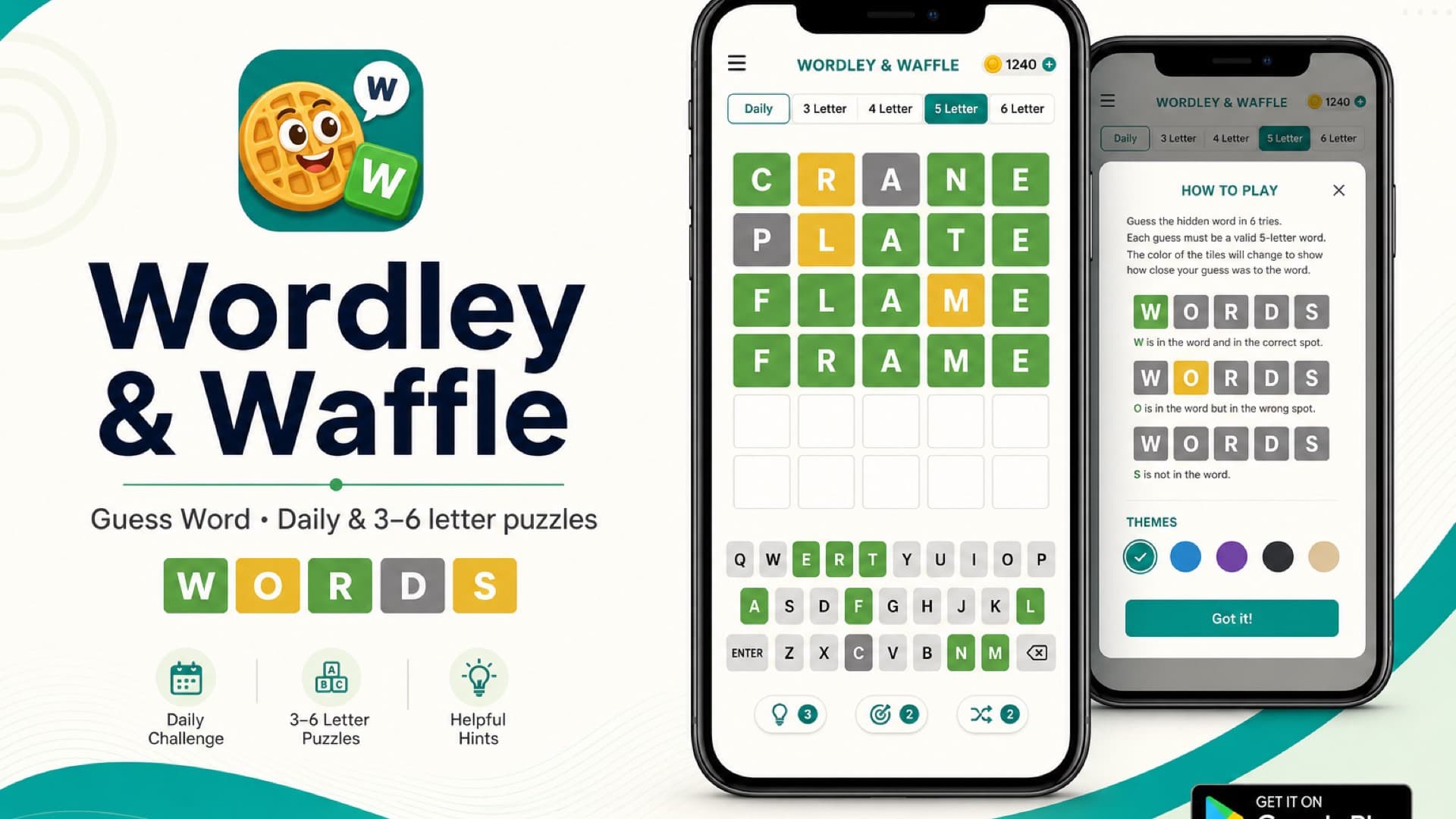 Wordley & Waffle — Guess Word