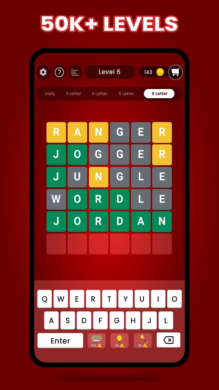 Wordley & Waffle — Guess Word screenshot 2